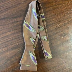 ROBERT TALBOTT SILK BOW TIE ADJUSTABLE